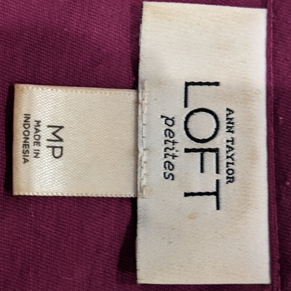 Purple blouse with bow front - Picture 4 of 4